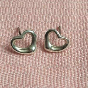 Tiffany & Co Elsa Peretti open heart earrings